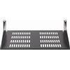 Rockstable Scaffale Rockstable 2 U 19" - Scaffale - Nero - Acciaio - 20 kg - 2U - Ovale