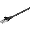 Goobay 5X Goobay 68659 Cavo patch CAT 5e, F/UTP, nero, 20 m - miscela di rame CCA