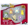 Bandai Confezione da 6 figurine BANDAI - Pokémon - Pikachu, Tartaruga, Salamandra, Bulbasaur, Mimiqui, Toxizap - JW2684