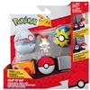 Bandai Cintura Clip 'N' Go BANDAI - Pokémon - 1 cintura, 1 Quick Ball, 1 Premier Ball e 1 figurina di Flambino da 5 cm.