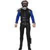NECA Jaws - Figura d'azione vestita Matt Hooper (Gabbia dello squalo) 20 cm NECA03345
