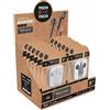 Tech One Tech EarTECH TEC1003 / con microfono/ Jack 3,5/ Include 6 cuffie bianche e 6 cuffie nere
