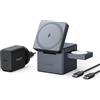Anker Cubo 3 in 1 con MagSafe Grigio