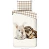 Muller Textil Biancheria da letto Good Morning Kinder con animali - 140x200 cm - 100% cotone