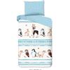 Muller Textil Biancheria da letto Good Morning Kinder con animali - 140x200 cm - 100% cotone