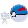 Jazwares Pokémon Clip n Go - Vulpix di Alola + Great Ball