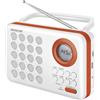 Sencor SRD 220 WOR Radio FM digitale, orologio, digitale, FM, 87,5 - 108 MHz, 1 W, MP3