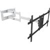 Multibrackets 6874 Supporto TV a parete 190,5 cm (75") Nero, Bianco