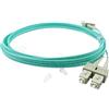 BlueOptics Cavo patch in fibra ottica duplex Corning 575702K512000005M, SC-UPC/SC-UPC beige, 5 metri, multimodale, G50/125µm OM3, attenuazione in ingresso: meno di 0,2dB, fibra di marca, ghiera in Vetroceramica, incl