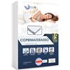 Dreamzie Coprimaterasso 150x190 cm - OEKO TEX - Copri Materasso 4 Angoli Elastici - Impermeabile