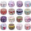 Gearific Confezione da 16 barattoli per candele per fare candele, barattoli per candele da 4 oz, contenitori vuoti in metallo con coperchi per bomboniere, matrimoni e regali (Colorato)