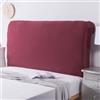CXLT - Copertura universale per testiera da letto elasticizzata/Fodera per testiera da letto per testiere imbottite/in pelle/in legno, protegge tutte le misure: King Size, Doppia, Singola, Queen
