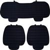 Auto Accessori Lupex Coprisedile Seduta 3 pezzi Universale Auto | Protezione Sedile 2 Anteriore e 1 Posteriore | Protector Comfort Automotive Cuscino Interni (Nero)