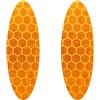 4R Quattroerre.it Quattroerre 5567 Adesivi Rifrangenti Ovali Diamond Flat, Aracione, Set di 2