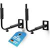 FISCHER Supporto da parete per tetto, supporto in metallo, con materiale di montaggio, salvaspazio per garage e cantina, versatile, portata massima 40 kg, colore nero