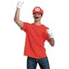 Disguise Kit di accessori per adulti Super Mario Bros. Mario, con licenza ufficiale, vestibilità comoda e design dettagliato, taglia unica per adulti
