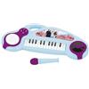 Lexibook, Frozen, Pianoforte elettronico per bambini con effetti luminosi, microfono, batteria, altoparlante integrato, melodie dimostrative, lettore DJ, malva/blu, K704FZ