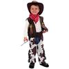 Ciao Cowboy Rodeo Kid Costume Bambino (Taglia 7-9 Anni), Marrone/Bianco, Ragazzo