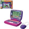 Lexibook, Power Kid® - Computer portatile didattico bilingue Dora - 40 attività in francese e inglese, rosa, JC398DORi1LXB