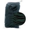 filati italiani cordini swan black, 500g e assortimento accessori per borse (petrolio)