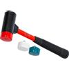 BGS Do it yourself BGS Diy 91864 | Set di martelli con teste intercambiabili | manico fibra di vetro | Ø 38 mm