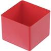 hünersdorff - Scatola per inserti in polistirene ad alta resistenza (PS), dimensioni: 54 x 54 x 45 mm, colore: Rosso