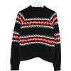 Sandro Jaquie Maglione Donna Grande Pullover Lana Alpaca Misto Spesso Maglia