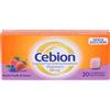 PROCTER & GAMBLE SRL Cebion Frutti Rossi Senza Zucchero, 20 Compresse Masticabili