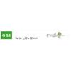 P.B. PHARMA Srl PB Pharma Ago Cannula 2 Vie G18 Con Alette Verde