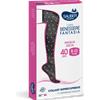 DESA PHARMA Srl Linea Benessere Fantasia 40D Collant Supercoprente Pois Bianchi Tg.2 Sauber