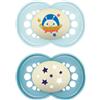 BAMED BABY ITALIA Srl Original Night 16+ Caucciù Maschio Mam 2 Pezzi 2 Pezzi