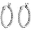 MAST INDUSTRIA ITALIANA Srl Orecchini Definitivi Cerchio Argento Pavè 407 Medical Jewels
