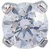 MAST INDUSTRIA ITALIANA Srl Mast Industria Italiana Orecchino Tiffany Cubico 2mm Cristallo
