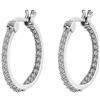 MAST INDUSTRIA ITALIANA Srl Mast Industria Italiana Orecchini Cerchio Argento Pavé Medical Jewels