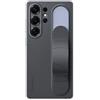 Samsung Standing Grip Case cover con cinturino e funzione cavalletto per Galaxy S25 Ultra, Black