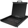 StarTech.com Console KVM per Armadio Rack, KVM Switch VGA a 1 porta, Monitor LCD 19, Montabile a Rack con cavi da 1,8 m 1U, Supporto USB + VGA, Tastiera Inglese, 50.000 MTBF (RKCONS1901)