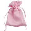 L'Arcolaio Sacchetto Raso 9x12 cm Portacanfetti Rosa - Bomboniera Elegante 12 Pz