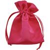 L'Arcolaio Sacchetto Raso 9x12 cm Portacanfetti Fuxia - Bomboniera Elegante 12 Pz