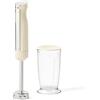 GUZZINI Frullatore a Immersione con Bicchiere Graduato e Coperchio Sous Chef Crema - Mixer Design Moderno per Cucina