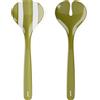 GUZZINI Posate Insalata Riviera Melamina 29,8 Cm Bianco Verde