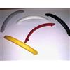 VE.CA.s.r.l. 10 pezzi maniglie per mobili in plastica 5 differenti colorazioni interasse 96 mm incluse viti per il montaggio (GIALLO)
