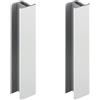 cyclingcolors 2x Connettore Zoccolino Battiscopa 150mm bianco opaco Bordo Mobili Cucina Zoccolo Giunzione multiangolo angolare