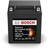 Bosch FA115 - Batteria AGM per motocicli - 12V 125A 12Ah - Adatta per moto, motociclette, enduro, scooter, quad, moto d'acqua - Compatibile M4F30, BB12A-A, 12N12A-4A-1