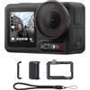 DJI Osmo Action 5 Pro Combo Impugnatura per street photography, fotocamera d'azione 4K per creatori, sensore da 1/1,3″, FOV di 155°, batteria da 4 ore, telaio multiuso e impugnatura
