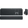 Logitech MX Keys S Combo - RF Wireless + Bluetooth - Tasti a forbice - QWERTY - LED - Grafite - Mouse incluso
