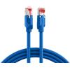 efbe Schott Cavo patch RJ45 Cat.6A S/FTP LSZH -- Draka UC900 TM21 blau 0,25m