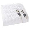 Inventum Inventum HN297V - Coperta elettrica - Zona piedi separata - 2 persone - 160x160 cm - Antiallergica - Antibatterica - Tessuto non tessuto - Bianca