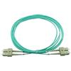BlueOptics Cavo patch in fibra ottica duplex Corning 575702T5120000010M BlueOptics, SC-UPC/SC-UPC beige, 10 metri, multimodale, G50/125µm OM3, attenuazione in ingresso: meno di 0,2dB, fibra di marca, ghiera in Vetroceramica, incl