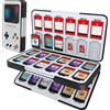 Sonstige Archiviazione giochi Switch Lite: cover protettiva con 48 slot per schede di gioco, 24 slot per schede micro SD