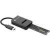 Techly IADAP USB32-SATASSD, telaio SSD, M.2, NVMe-oF, SATA, 10 Gbit/s, connettività USB, nero